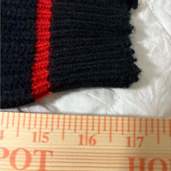 Zadig & Voltaire Zoe Wy, Navy turtleneck Sweater. Distressed edges. Wool/Yak. - Picture 8 of 16